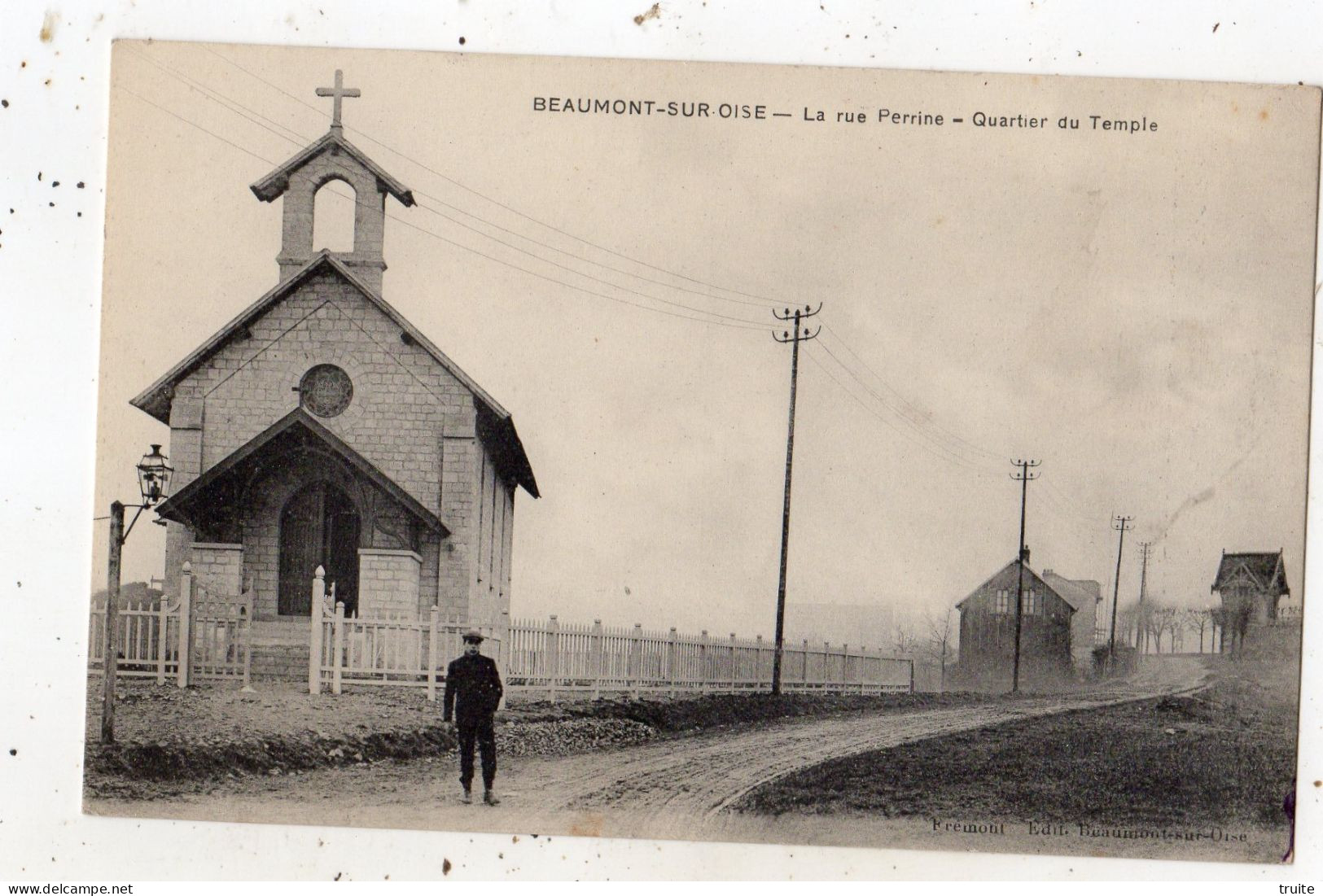 BEAUMONT-SUR-OISE LA RUE PERRINE QUARTIER DU TEMPLE