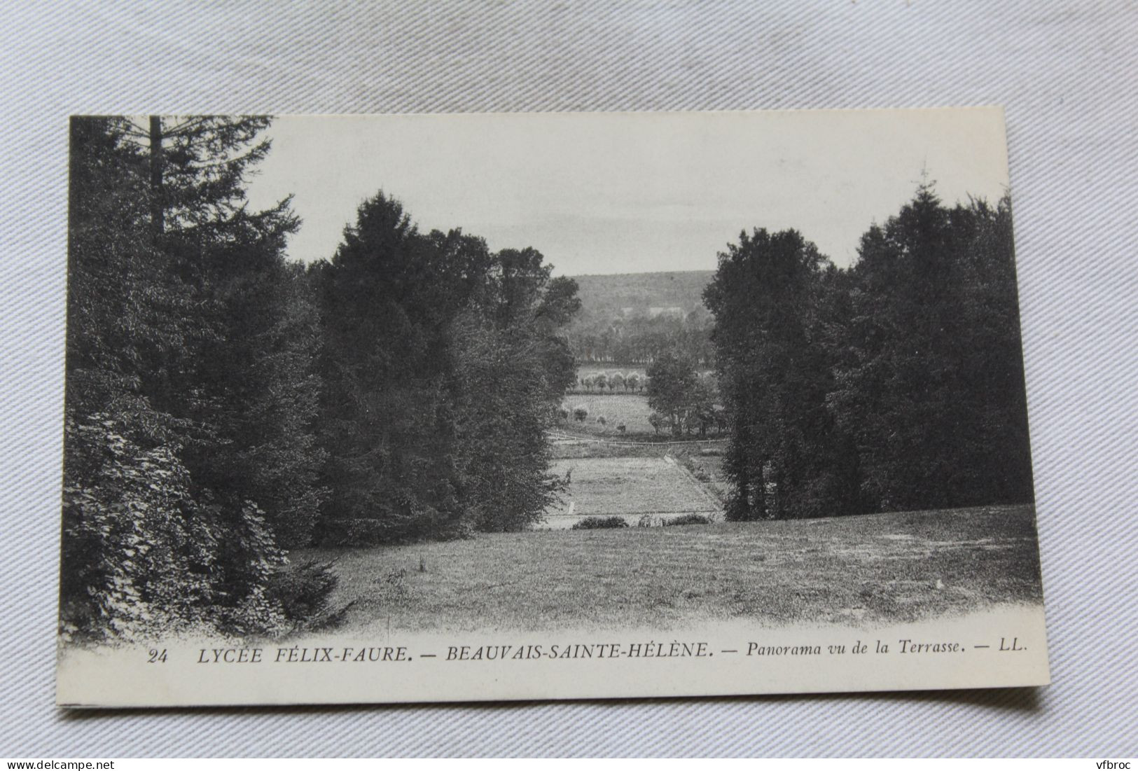 Beauvais sainte Hélène, lycée Félix Faure, panorama vu de la terrasse, Oise 60