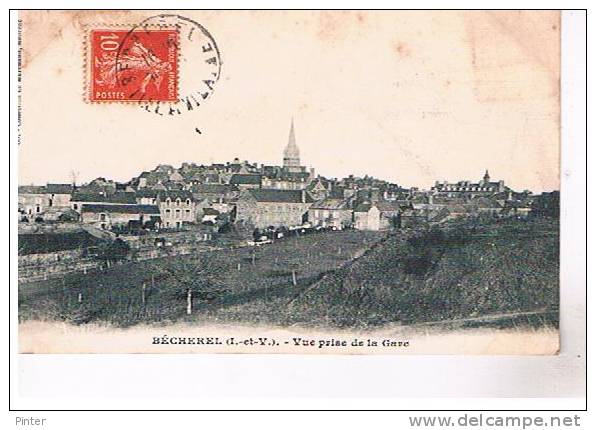 BECHEREL - Vue prise de la gare