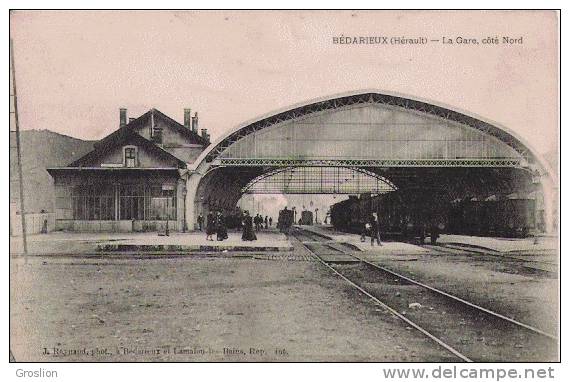 BEDARIEUX (HERAULT) LA GARE COTE NORD