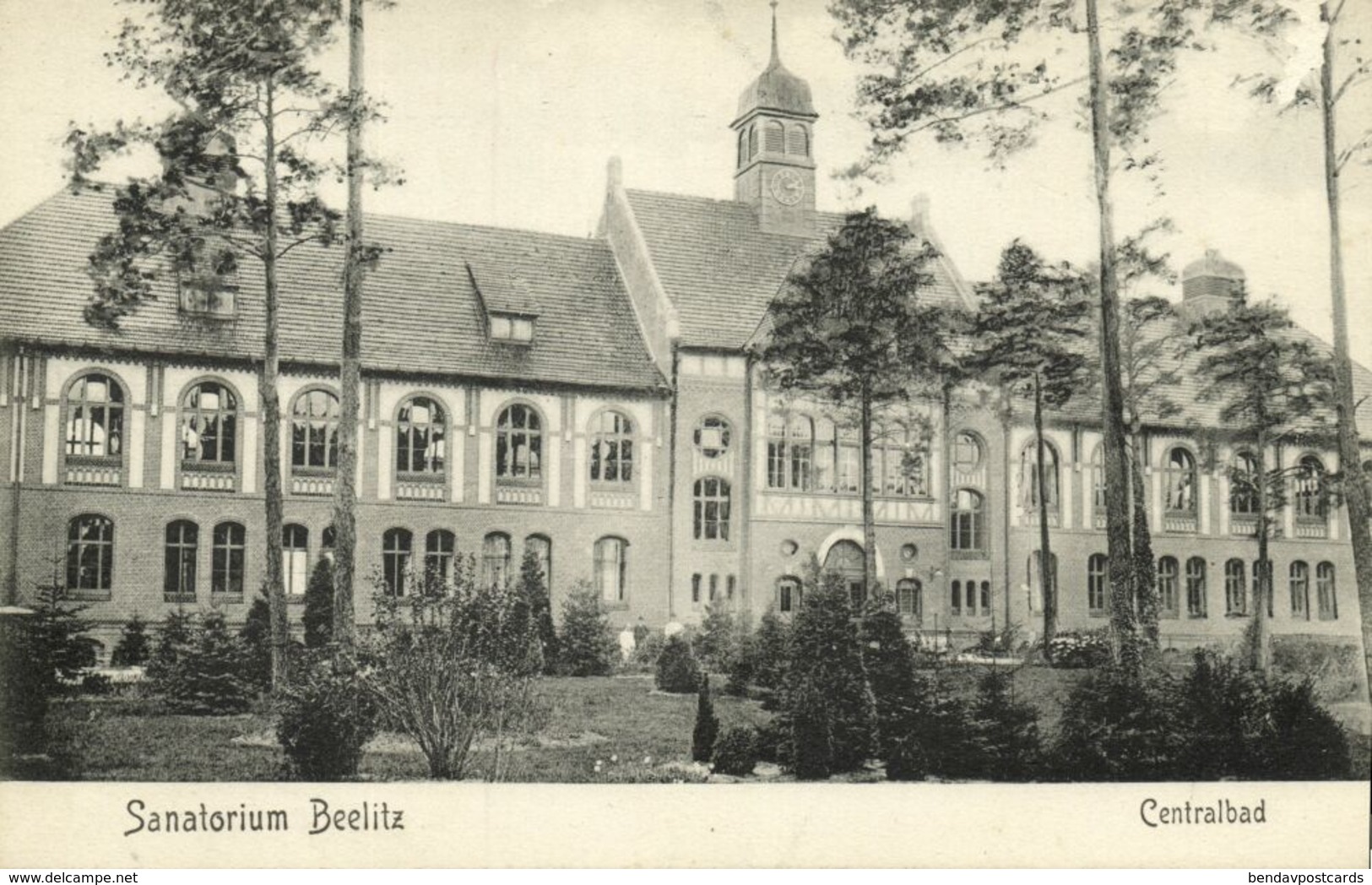 BEELITZ, Sanatorium Centralbad (1910s) AK