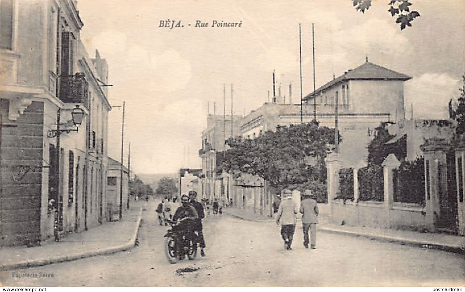 BÉJA - Rue Poincaré - Ed. Papeterie Serra