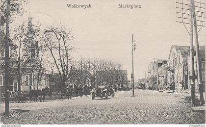 AK Wolkowysk Waukawysk Ваўкавыск Волковыск Marktplatz Grodno Hrodna Krasnasielski Weißrussland Беларусь Belarus Feldpost