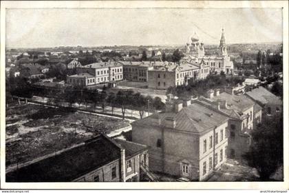 CPA Brest Litowsk Weißrussland, Teilansicht der Ortschaft, Russische Kirche