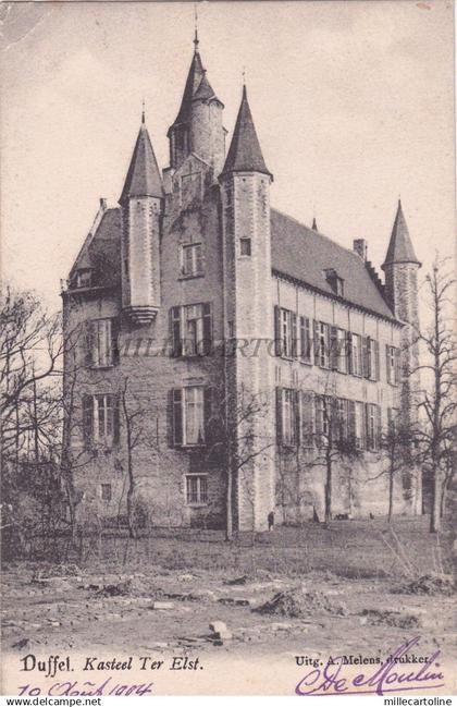 BELGIUM - Duffel - Kasteel Ter Elst 1904