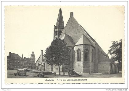 CPA - ARDOOIE - Kerk en Oorlogsmonument  //