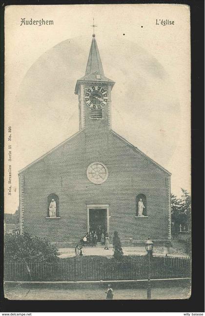 +++ CPA - AUDERGHEM - OUDERGEM - L'Eglise - Kerk - Nels série 11 N° 395  //