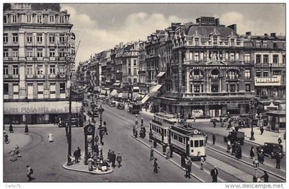 Belgique - Bruxelles - Boulevard Anspach - Tramway