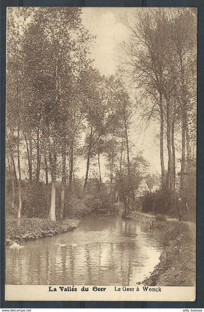 +++ CPA - La vallée du Geer - Le Geer à WONCK - Cachet relais  //