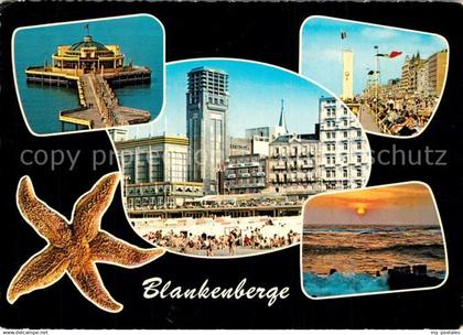 73357516 Blankenberge Seebruecke Strand Promenade Stimmungsbild Blankenberge