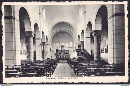 +++ CPA - LAPLAIGNE - Brunehaut - Intérieur de l'Eglise //