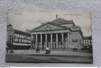 E911, Cpa 1909, Bruxelles, théâtre de la monnaie, Belgique