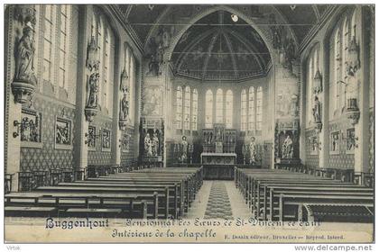 Buggenhout : Pensionnat des soeurs de St. Vincent de Paul : Intérieur de la chapelle ( geschreven 1914 met zegel )