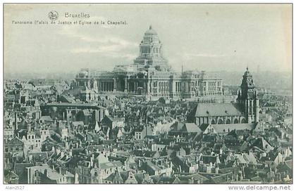 BRUXELLES - Panorama (Palais de Justice et Eglise de la Chapelle)  (Ern. Thill, Bruxelles)