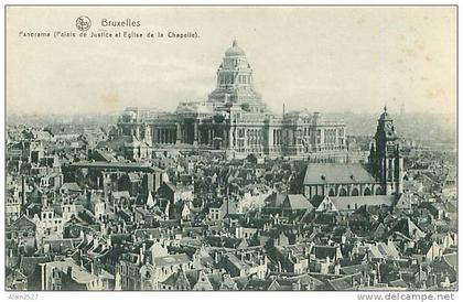 BRUXELLES - Panorama (Palais de Justice et Eglise de la Chapelle) (Ern. Thill, Bruxelles)