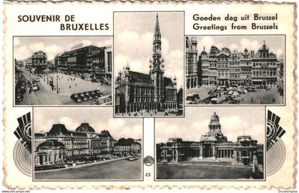 CPA Carte postale  Belgique Bruxelles souvenir multi vues 1958   VM89350