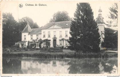 [-5%] BELGIQUE - Chaumont Gistoux - Château de Gistoux - Etang - Carte postale Ancienne