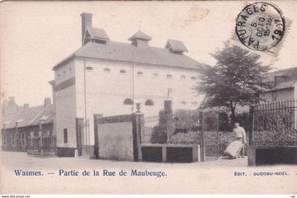 BELGIQUE - HAINAUT - COLFONTAINE - WASMES - Partie de la rue de Maubeuge - 13-08-24