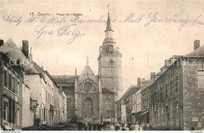 42985997 Couvin Kirche Platz Teilansicht