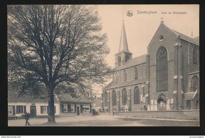 DENTERGEM  KERK EN DORPPLAATS