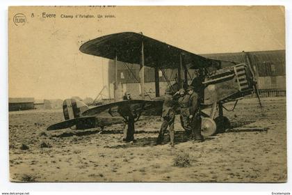 CPA - Carte Postale - Belgique - Evère - Champ d'Aviation - Un Avion - 1925 (M8360)