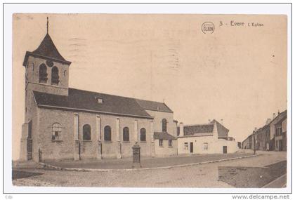 cpa evere  église 1926