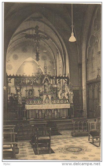 Evere. Institut du Bon Pasteur. Chapelle. Choeur extérieur.