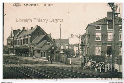 CPA  Farciennes  La gare   chemin de fer rail station