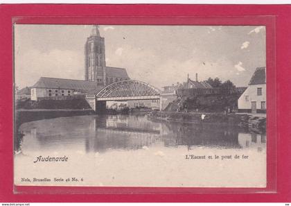 BELGIQUE - FLANDRE ORIENTALE - AUDENARDE - L'Escaut et le pont en fer - A 2279