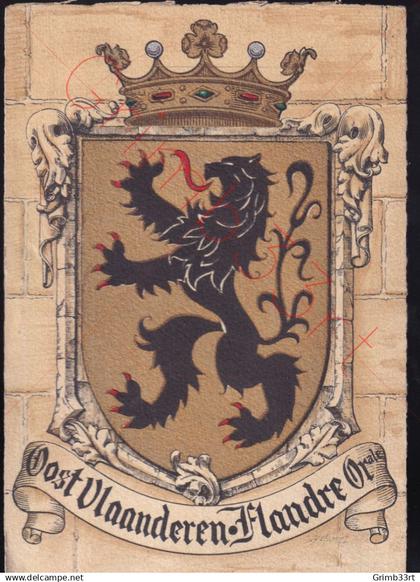 Oost Vlaanderen / Flandre Orientale - Wapenschild / Blason - postkaart