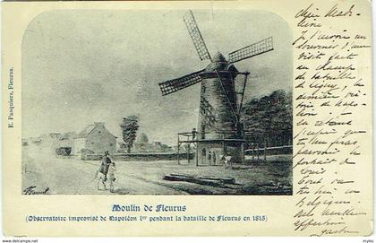 Fleurus. Moulin de Fleurus. Observatoire improvisé de Napoléon Ier pendant la bataille de Fleurus en 1815)