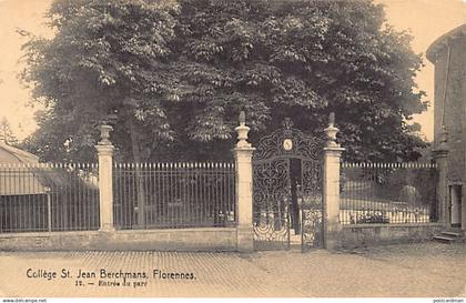 Belgique - FLORENNES (Namur) Collège St. Jean Berchmans - Entrée du Parc