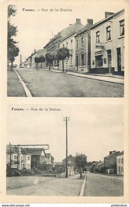 BELGIQUE  FOSSES la VILLE chapelle rue de la station/ rue de la station