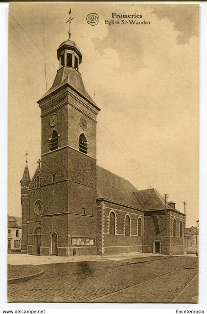 CPA Carte Postale - Belgique - Frameries - Eglise St Waudru (DG15000)