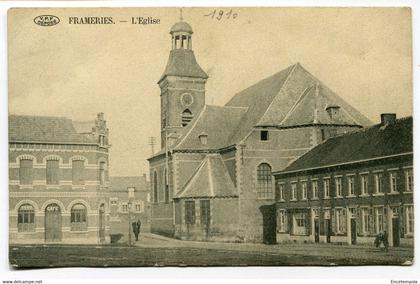 CPA - Carte Postale - Belgique - Frameries - L'Eglise - 1910 (DG14909)