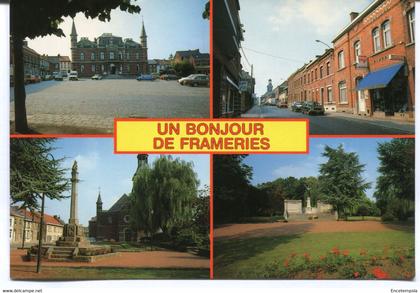 CPM - Carte Postale - Belgique - Un Bonjour de Frameries  (MO17624)