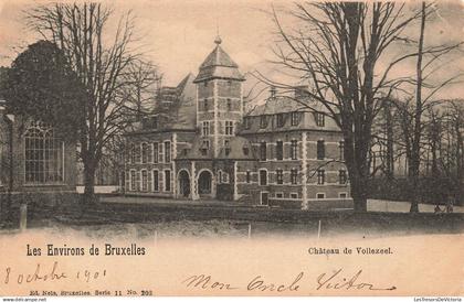 BELGIQUE - les environs de Bruxelles - Château de Vollezeel - Nels Bx S 11 No 203 - Oblit 1901 - Carte Postale Ancienne