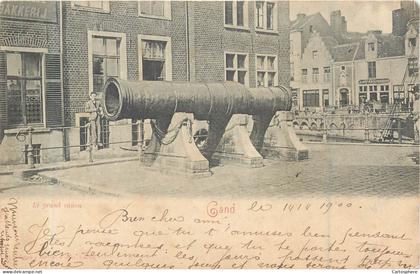 CPA Belgique > Flandre orientale > Gent Gand Le Grand Canon 1900