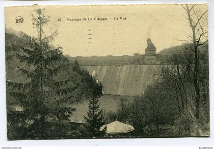 CPA - Carte Postale - Belgique - Barrage de la Gileppe - Le Mur  (WB12952)