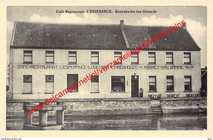 Snaeskerke-lez-Ostende - café-restaurant l'Esperence - Snaaskerke - Gistel