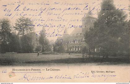 [-20%] BELGIQUE - Hollogne aux Pierres - Le château - Edit Gérôme - Façade du château - Carte postale ancienne