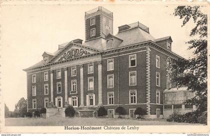 BELGIQUE - Horion-Hozémont - Château de Lexhy - Lemye - Vue de face - Carte postale