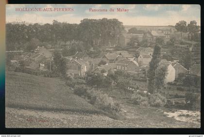 HOLLOGNE AUX PIERRES  PANORAMA DU MAHAY    2 SCANS