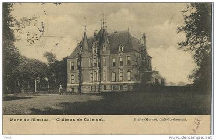 Mont de l'enclus : chateau de Calmont    ( ecrit 1906 sans timbre )