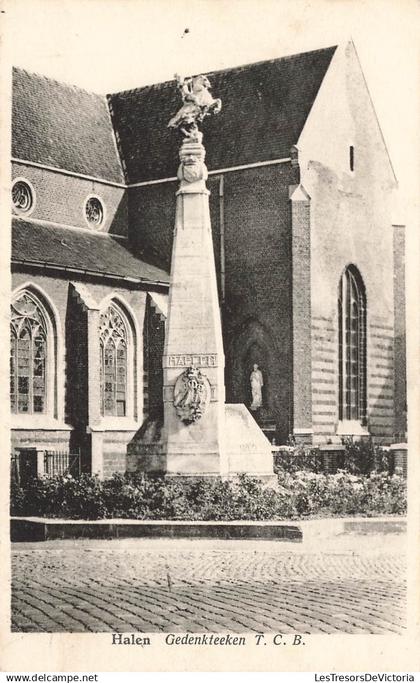 BELGIQUE - Halen - Gedenkteeken TCВ - F. De Bruyn - Carte postale ancienne