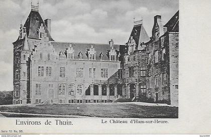 HAM SUR HEURE NALINNES. HAM SUR HEURE. ENVIRONS DE THUIN. LE CHATEAU