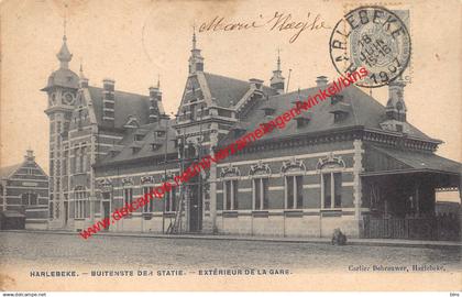 Buitenste der Statie - Extérieur de la Gare - Harelbeke