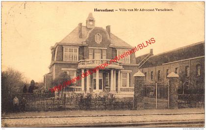 Villa van Mr Advocaat Verachtert - Herenthout