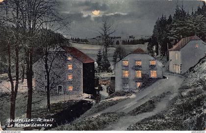 HOUFFALIZE (Prov. Lux.) Houffalize la nuit - Le Moulin Lemaire