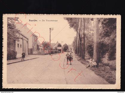 Kaprijke - De Vrouwstraat - postkaart